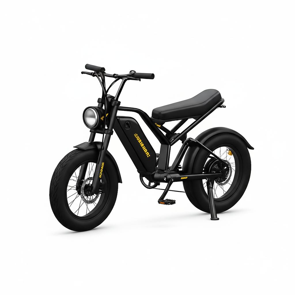 BEMMY Bicicleta Elétrica para Adultos, Pneu Largo de 20x4”, 750W(Pico de 1000W)