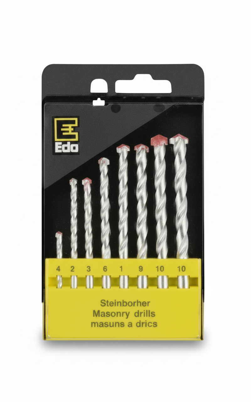 Brocas com Ponta de Vídia 8 Peças ｜ 5TW