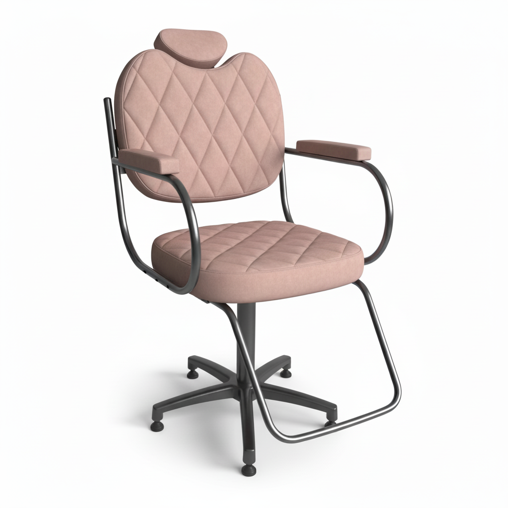 Cadeira para Salão de Cabeleireiro/Luiza Gomada (Rose)