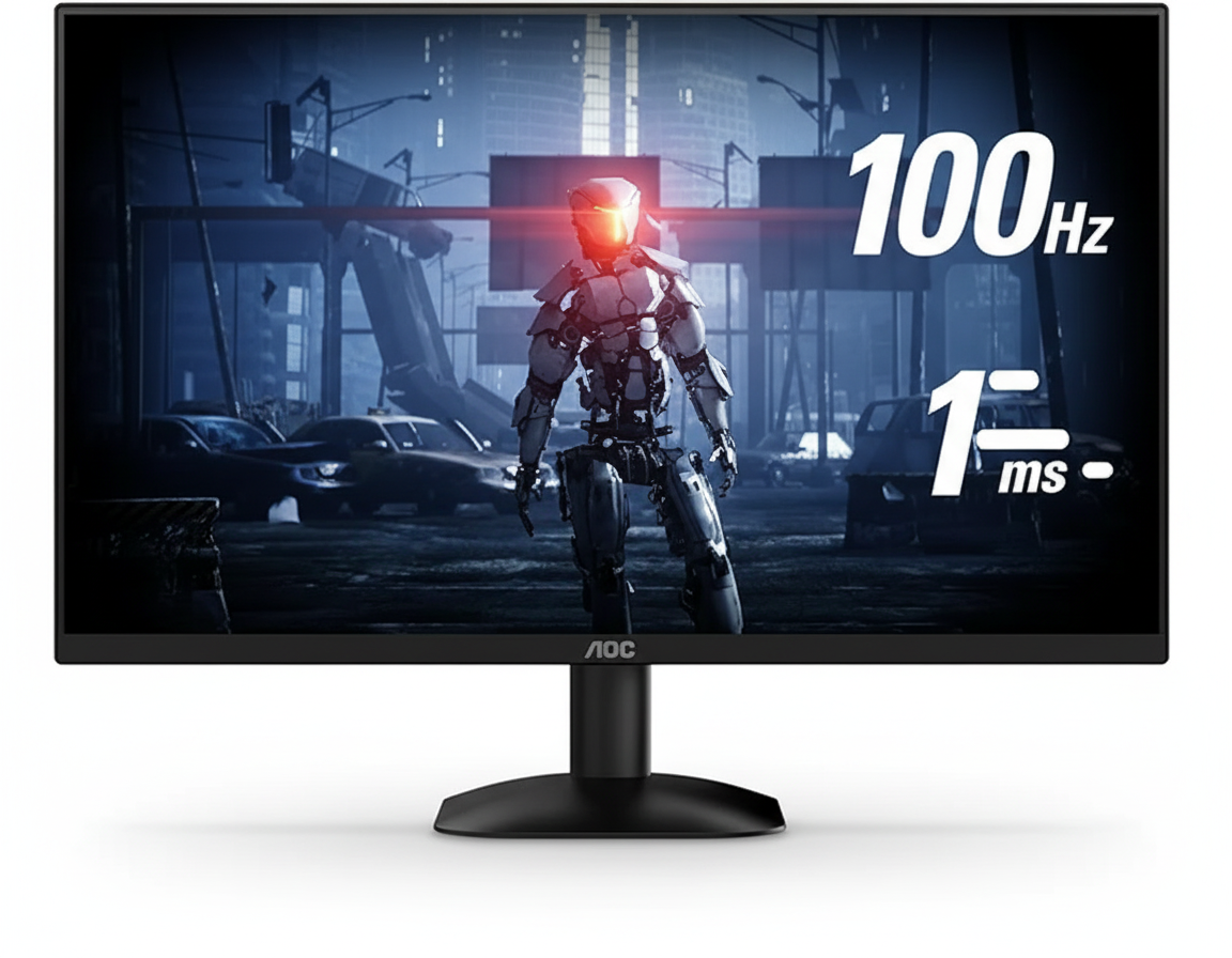 AOC, Monitor 23,8” 100Hz, 24B35HM2, 1ms Gaming, HDMI