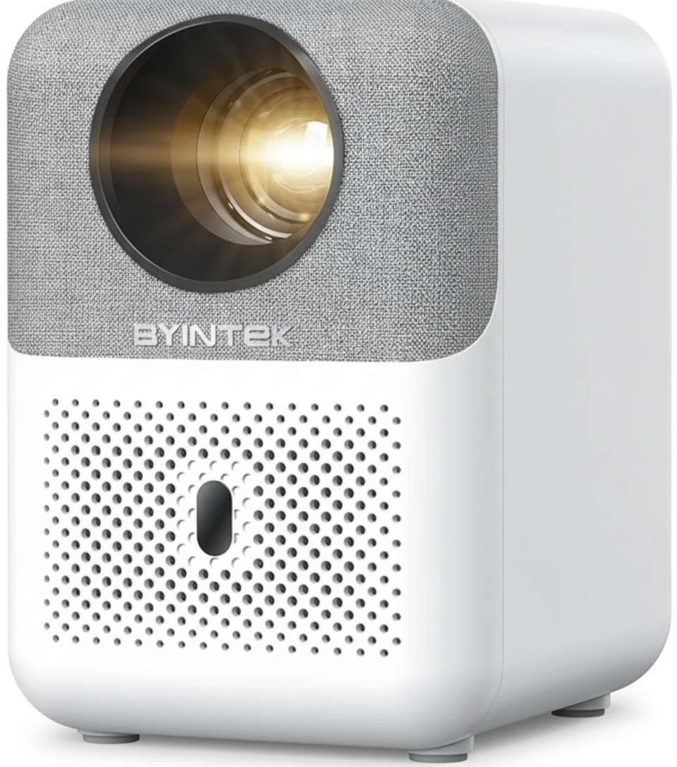 BYINTEK Projetor U4, Suporta 4K 1080P Full HD