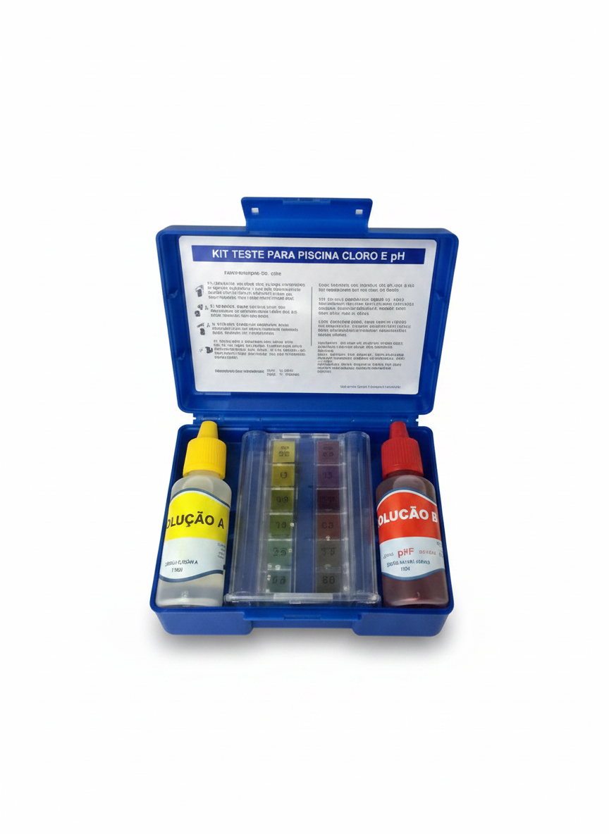 AQUALITY Kit Teste Medidor pH Cloro
