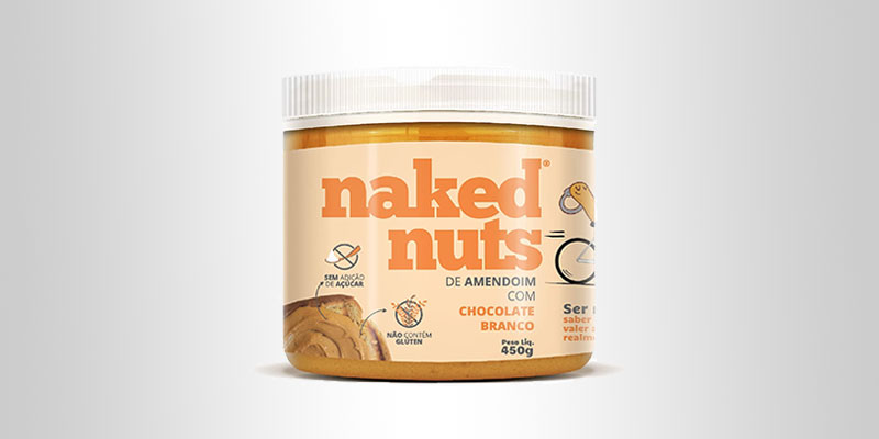 Pasta de Amendoim Com Chocolate Branco – Naked Nuts