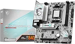 Placa Mãe MSI B840M GAMING WIFI6E (AM5/2xDDR5/HDMI/DisplayPort/M.2/USB 3.2)