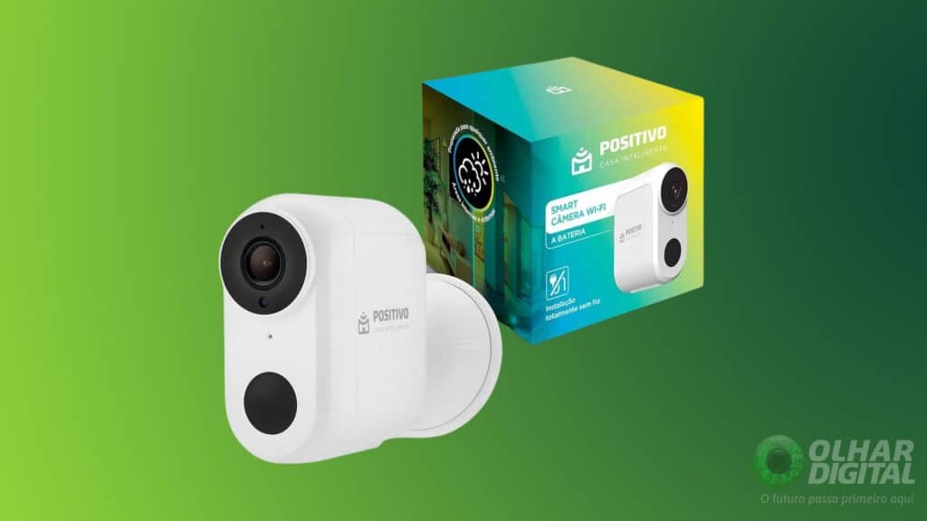 Positivo Smart Câmera Wi-Fi com Bateria