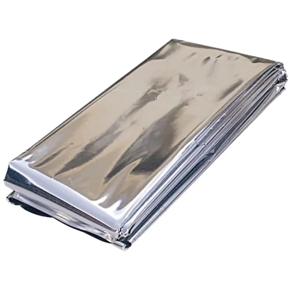 Imagem do produto Kit 3 Mantas Térmicas Emergência Camping Resgate Aluminizada