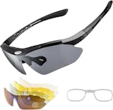 ROCKBROS Óculos de Ciclismo Polarizado com 5 Lentes de Proteção