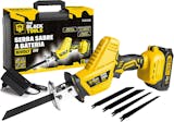 Serra Sabre a Bateria 21 V Profissional Portátil 3000 RPM TCR21B The Black Tools