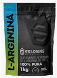 SOLDIERS NUTRITION Arginina 1 Kg - 100% Puro Importado