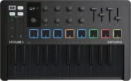 Teclado Controlador Arturia Minilab Mk3 Preto