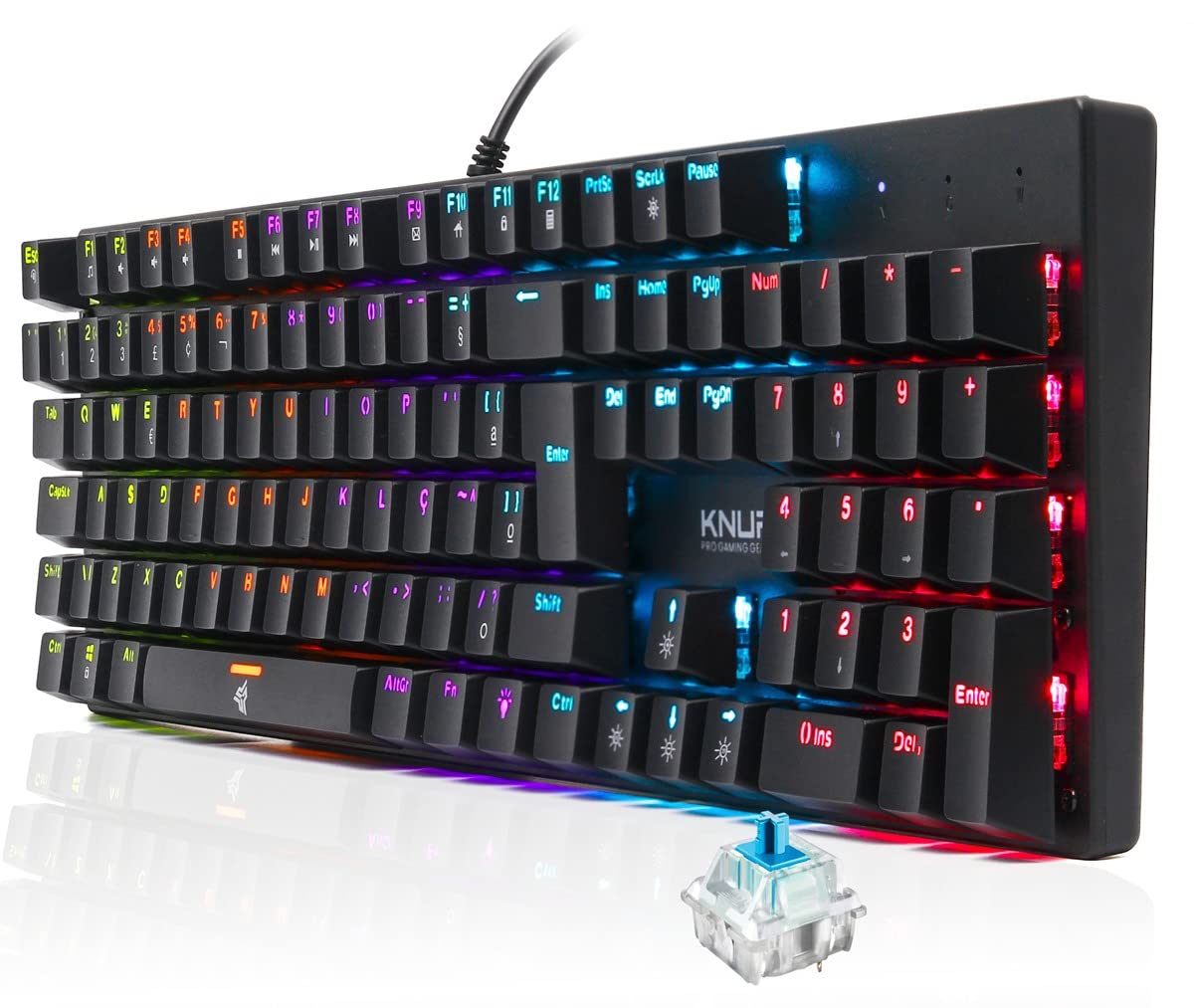 Teclado Mecânico Knup com RGB