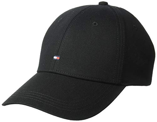 Tommy Jeans Chapéu Masculino Clássico Bb Dad, Bandeira Preta