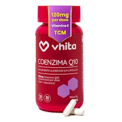 VHITA Coenzima Q10 100 mg em Cápsulas com Vitamina E