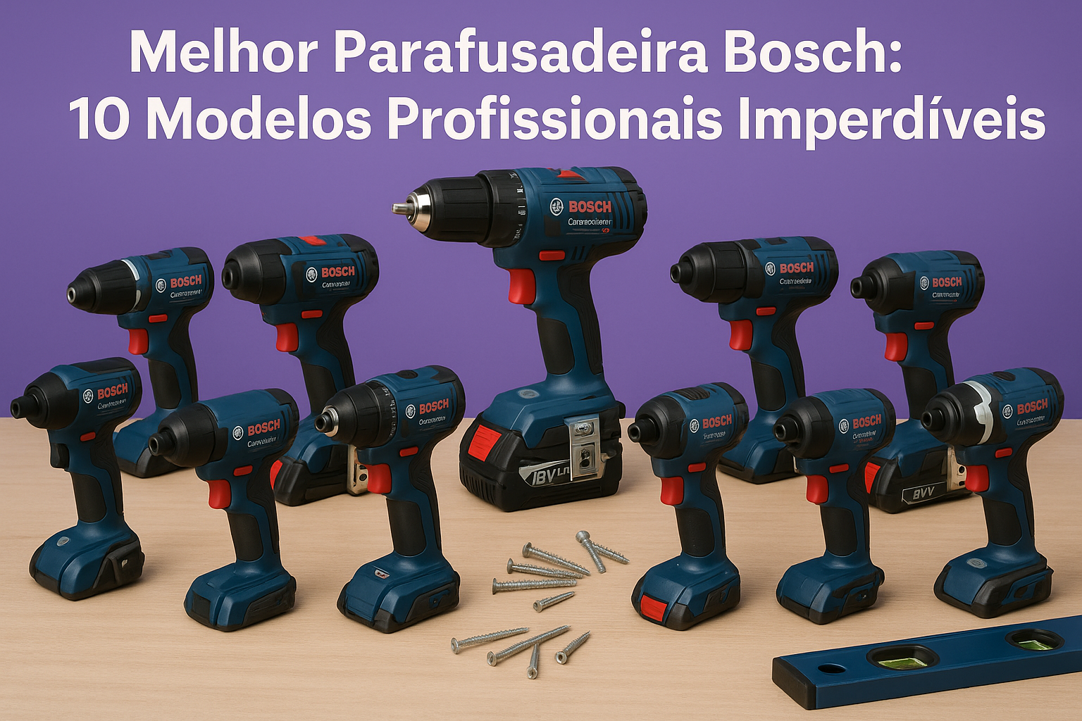 Melhor Parafusadeira Bosch: 10 Modelos Profissionais Imperdíveis